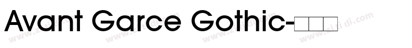 Avant Garce Gothic字体转换